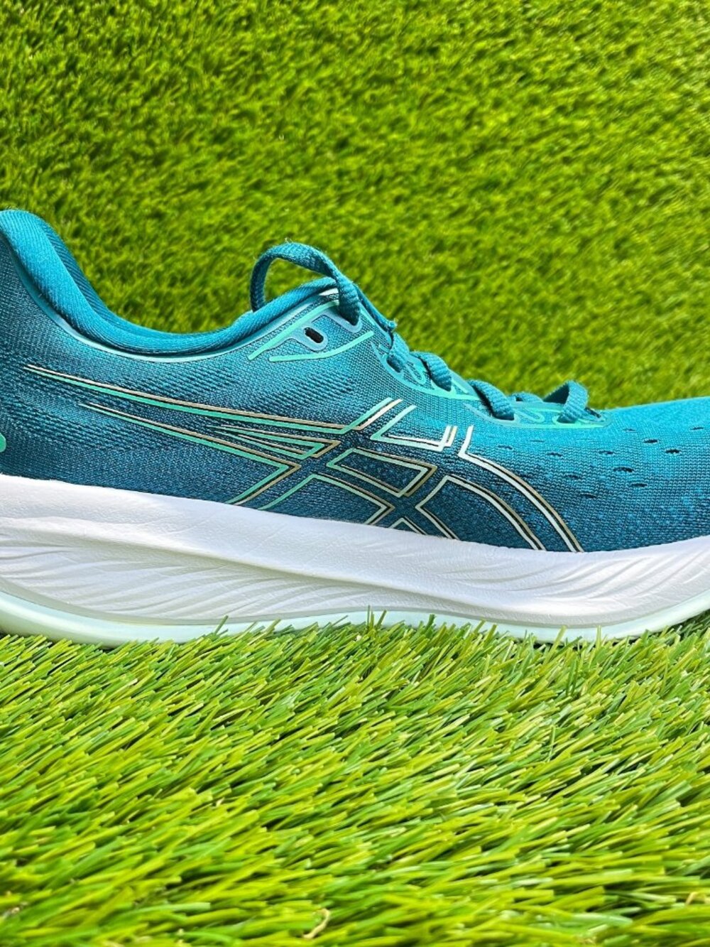 Asics Gel Cumulus 26 Womens Size 9.5 Blue White Athletic Running Shoes Sneakers - Picture 4 of 10